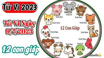 Tử Vi Hàng Ngày 9/7/2023 của 12 Con Giáp #tuvihangngay @Luangiai12congiap