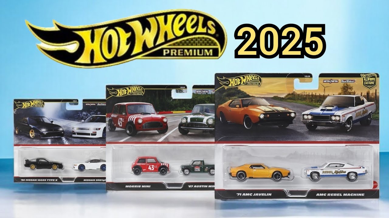Hot Wheels 2025 Premium Two Pack Set - YouTube