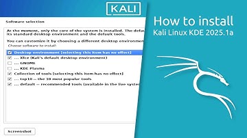 How to install Kali Linux KDE 2025.1a