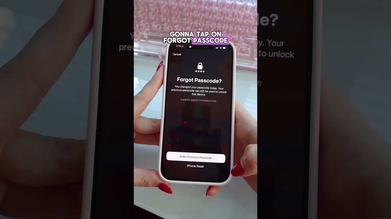 If You Forgot Your Phone Passcode Then Do This Shorts