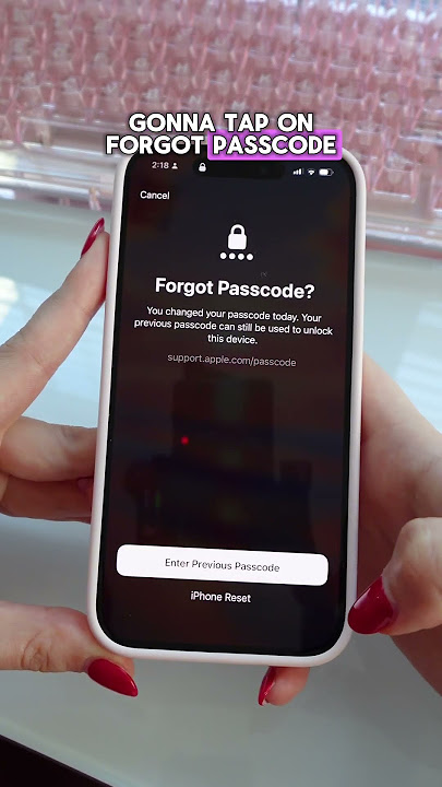 If you forgot your phone passcode, then do this! #shorts