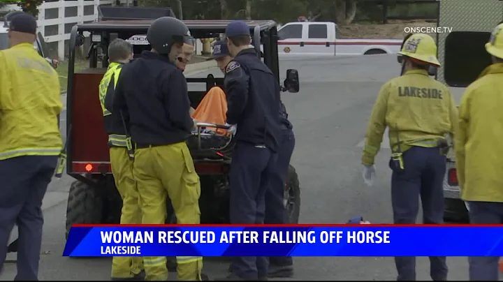 Woman Rescued After Falling Off Horse