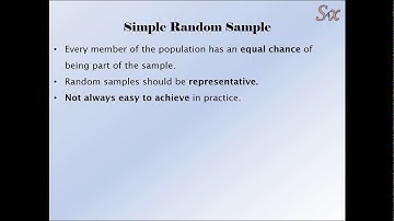 Solve4x Tutorials - Samples - Part 2 - Simple Random Sampling