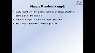Solve4x Tutorials - Samples - Part 2 - Simple Random Sampling