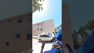 Part💥2 Driver got stuck in middle of driveway (3 feet high almost rollover)#towing #accident