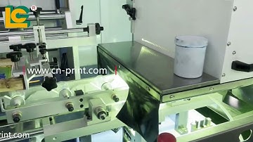 LC-120AL-1 one color automatic UV screen printing machine for plastic bottle