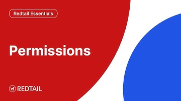 Redtail Essentials: Permissions