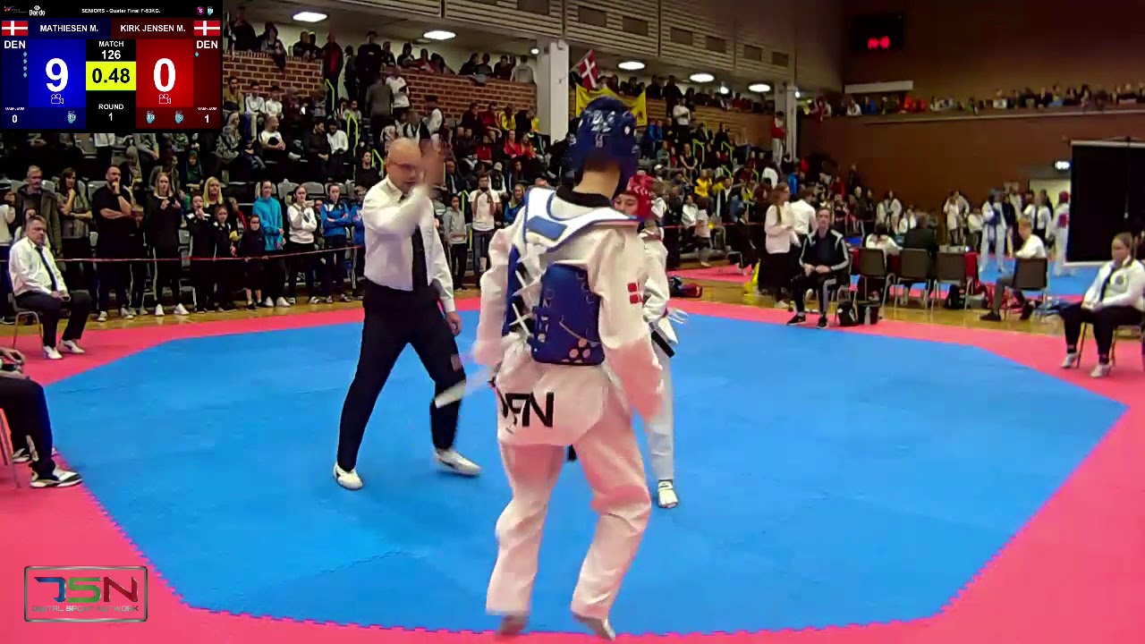 126 MATHIESEN, MICHELLA, TEAM NORREBRO vs KIRK JENSEN, MARIA,T EAM ...