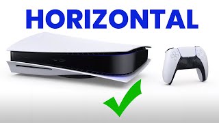 Can I Position the PlayStation 5 in Horizontal Orientation (flat on surface)?