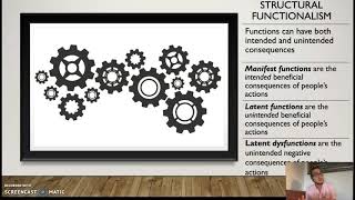SOCI 1301 - Structural Functionalism