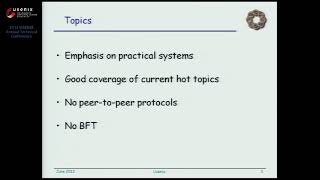 USENIX ATC '13 - Opening Remarks