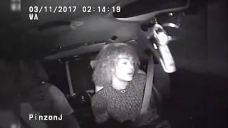 Police video shows Montana Fishburne being driven to the police station