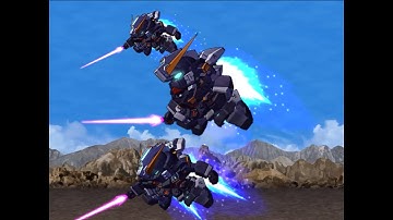 SD Gundam G-Generation Spirits - Gundam TR-1 Hazel (Escape Unit) All Animations