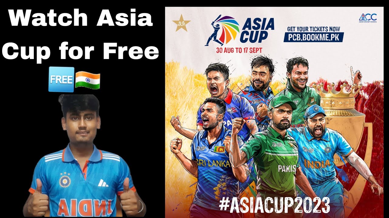 Where to watch Asia Cup in India How to watch Asia Cup 2023 India vs Pakistan Telecast Free