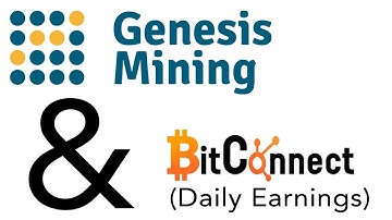 Genesis Mining and Bitconnect Daily Earnings