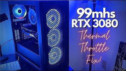 Dell RTX 3080 Thermal Throttle Fix mining Ethereum! Changing the Thermal Pads and Paste to get 99mhs