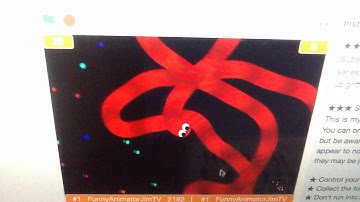 Scratch slither.io - 9000 score Pro gameplay :)