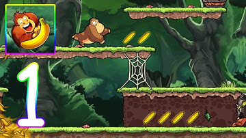 Banana Kong‏ ‏‏- Gameplay Part 1 (iOS, Android)