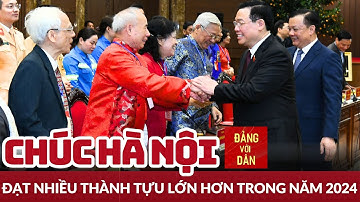 Chủ tịch Quốc hội Vương Đình Huệ thăm, chúc Tết Đảng bộ và nhân dân Thủ đô Hà Nội | Đảng với Dân