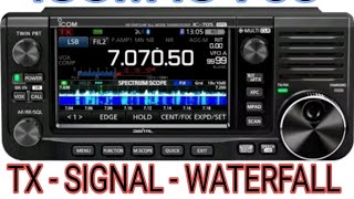 ICOM IC705 /7300  - No TX Signal on Screen Fix
