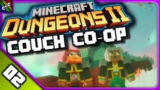 FIRST LOOK AT THE SIFT! | Minecraft Dungeons 2 LOCAL MULTIPLAYER Episode 2 | Couch Plays