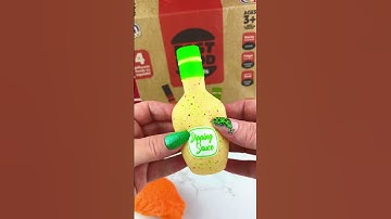 Fast Food Fidget Meal Satisfying Video ASMR! 🍗 #shorts #fidgets