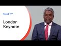 Next '19 London Keynote by Google Cloud's CEO and the president of EMEA