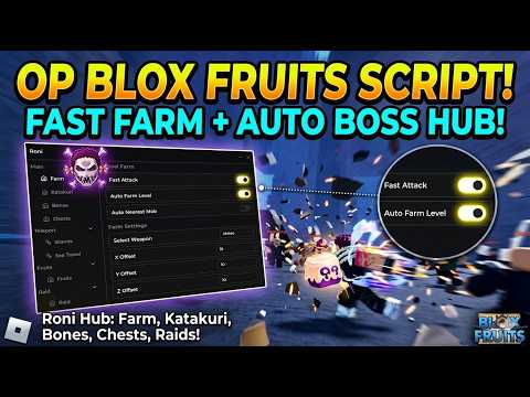 🔥 NEW Blox Fruits Script: RONI HUB (OP Auto Farm, Katakuri, Raids) keyless