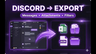 Easily Export Discord Chat History & Attachments | Using Discord Chat Exporter screenshot 5
