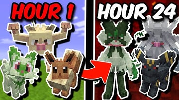 Spending 24 Hours In Minecraft Cobblemon