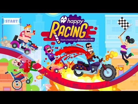 Happy Racing All Characters Unlocked All Characters Upgraded Max Levels (iOS, Android Gameplay)