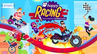 Happy Racing All Characters Unlocked All Characters Upgraded Max Levels (iOS, Android Gameplay) screenshot 5