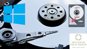 How to Convert GPT to MBR With Or Without Data Loss on Windows | InclusiveTechWorld