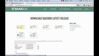 How to download Baasbox for Mac & quick overview