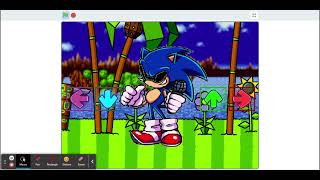 playing Sonic Exe Fnf TEST on Scratch