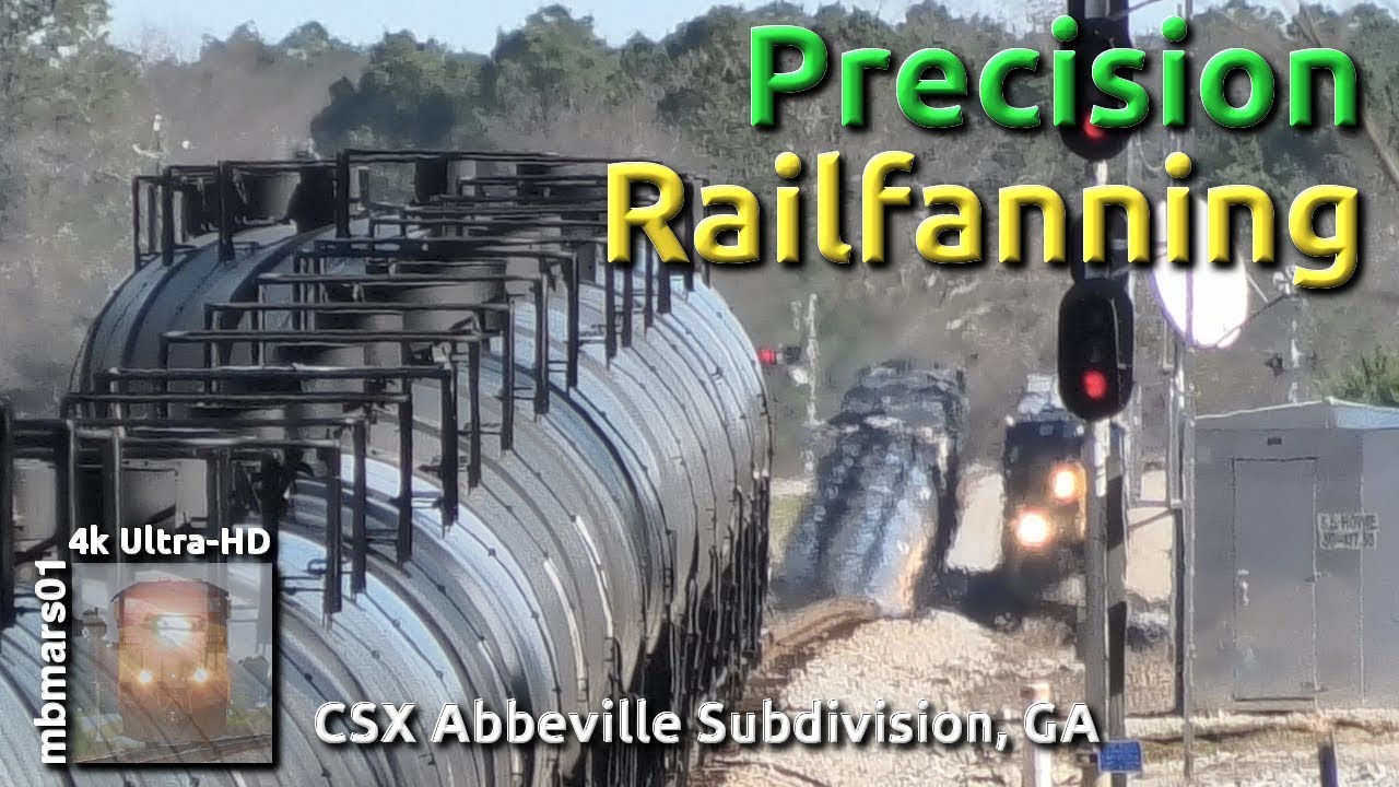 [6O][4k] Precision Railfanning on the CSX Abbeville Sub, GA 01/06/2019 ©mbmars01