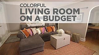 Budget Decorating a Sophisticated Living Room | At Home Tips | HGTV