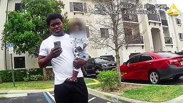 Man gebruikt zijn baby als menselijk schild