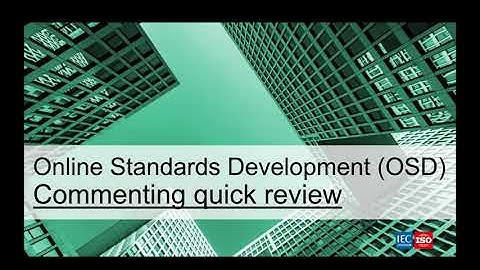 OSD Commenting Quick Guide