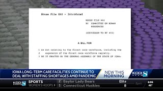 Iowa care facilities deal with staffing shortages amid pandemic