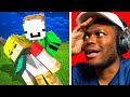 REAGISCO ALL'ANIMAZIONE DI DREAM CONTRO TOMMYINNIT SU MINECRAFT