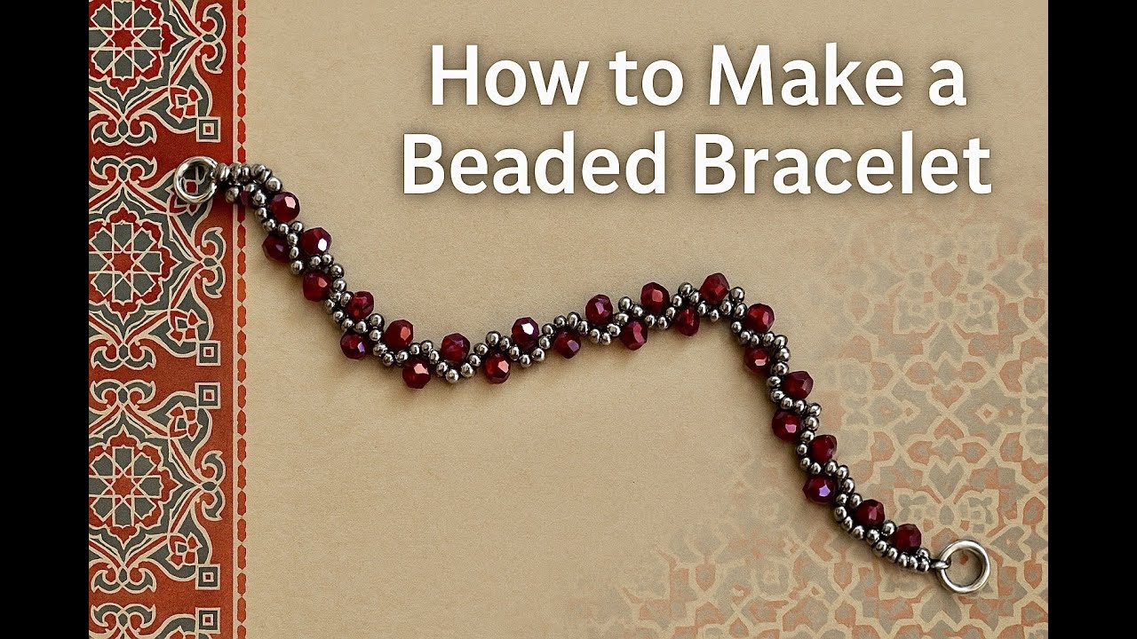 How to Make a Beaded Bracelet | Easy DIY Jewelry Tutorial