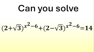 An Amazing Exponential Equation | Math Olympiad Prep! | Can You Solve This?