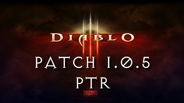 Diablo 3 1.0.5 PTR - Systems and UI Changes
