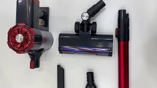 Assemble cordless vacuum/PRETTYCARE W100 cordless vacuum cleaner