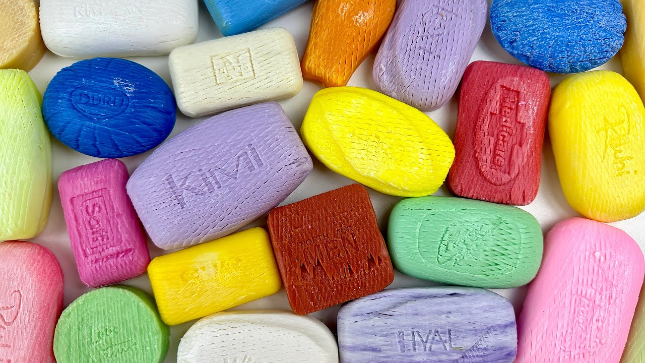 ASMR Cutting Soap Diamonds #7 石鹸ダイヤモンドのカッティング  ASMR Soap.