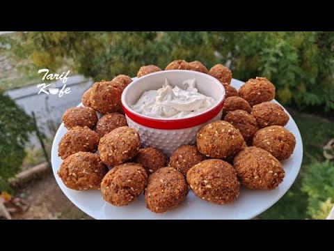 Tam Kıvamında FALAFEL ve FALAFEL SOSU TARİFİ