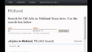 Oil Jobs Midland Tx