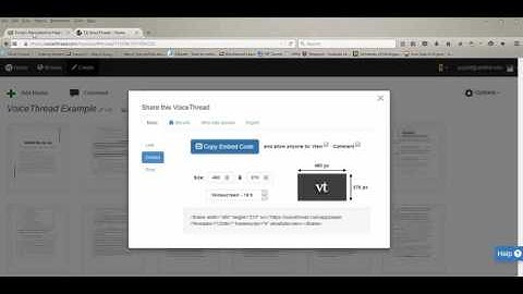 How to upload and embed Voicethread in Discussion Board