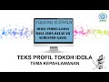 Teks profil tokoh idola